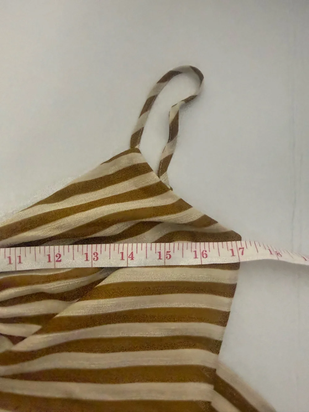 Moon River Ettna Mustard Yellow Striped Cutout Front Wide-Leg Jumpsuit NEW Small